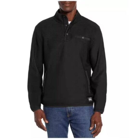 Eddie Bauer Men's Sweater Fleece Black Pullover Size Large NWT - Picture 1 of 8